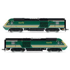 Hornby R30096 OO Gauge Class 43 HST Train Pack FGW Fag Packet Green And White