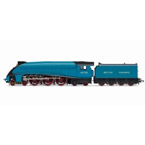 Hornby R30125 OO Gauge LNER W1 Hush Hush Streamlined 4-6-4 60700 British Railways Blue