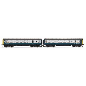 Hornby R30171 OO Gauge Class 110 2 Car DMU BR Blue And Grey Metrotrain