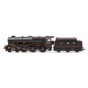 Hornby R30414 OO Gauge LMS Patriot 4-6-0 5514 'Holyhead' LMS Black