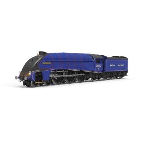 Hornby R30553SS OO Gauge LNER A4 4-6-2 60024 'Kingfisher' BR Blue British Railways With Steam Generator