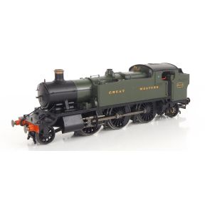 Hornby R3721-SH OO Gauge GW 2-6-2 Large Prairie Tank 6110 GW Green Great Western DCC Fitted