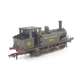 Hornby R3812-SH OO Gauge SR Terrier 0-6-0 10 'Cowes' SR Green Weathered
