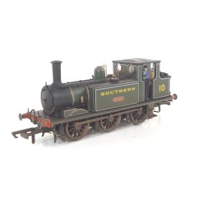 Hornby R3812-SH OO Gauge SR Terrier 0-6-0 10 'Cowes' SR Green Weathered