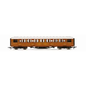 Hornby R40453 OO Gauge LNER Gresley Corridor Third Coach LNER Teak 31869