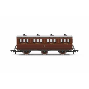 Hornby R40538 OO Gauge 6 Wheel First Class Coach LBSCR 452