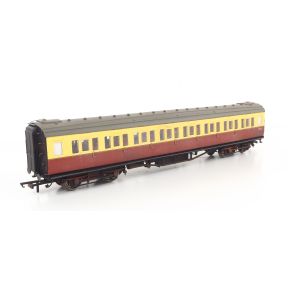 Hornby R4343B-SH OO Gauge SR Maunsell Third Class Coach BR Crimson And Cream S838S