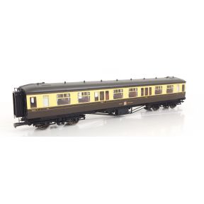 Hornby R4501-SH OO Gauge GW Hawksworth Third Class Coach GW Chocolate And Cream