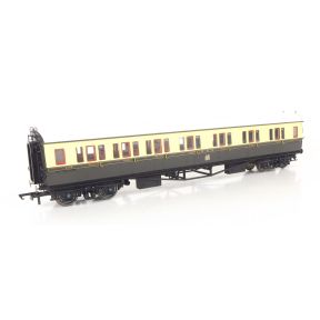 Hornby R4682-SH OO Gauge GW Collett Left Hand Composite Coach GW Chocolate And Cream 6520