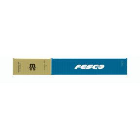 Hornby R60043 OO Gauge MSC & Fesco Container Pack 1 x 20' and 1 x 40' Containers