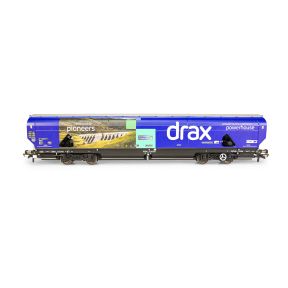 Hornby R60176A OO Gauge Double Pack Drax Biomass Wagons 83700698071-3 & 83700698009-3