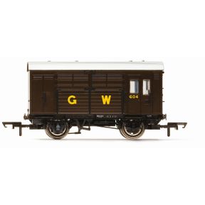 Hornby R60277 OO Gauge GWR Horse Box GW Brown 604