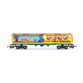 Hornby R60314 OO Gauge The Beatles Yellow Submarine 100 Ton Tank Wagon