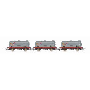 Hornby R60334 OO Gauge TTA Tank Wagon Amoco Triple Pack BRT 57484, BRT 57485 And BRT 57486