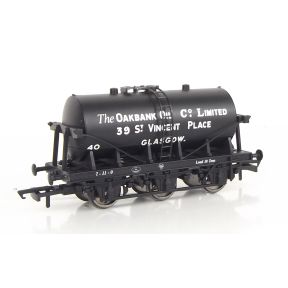 Hornby R6568-SH OO Gauge 6 Wheeled Milk Tank Oakbank Oil