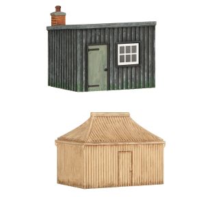 Hornby R7369 OO Gauge GWR Lamp Room and Private Office Pack