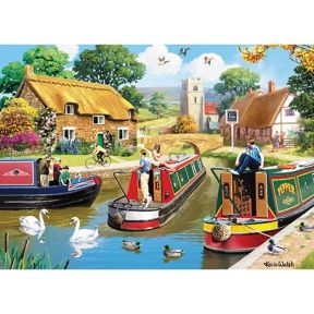 Rothbury 60975 Busy Days On The Canal Card