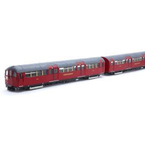 Revolution RT-N-LU1938-MAR401A N Gauge 1938 Stock 4 Car Set London Transport Maroon Rail Red Northern Line