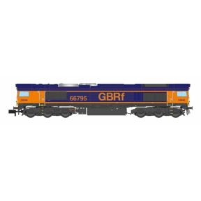 Revolution RT-N66-GBS-795DCC N Gauge Class 66 66795 GBRf DCC Sound Fitted