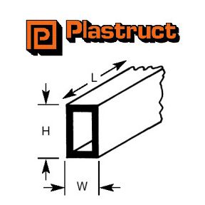 Plastruct Rectangular Tube - Various sizes to choose