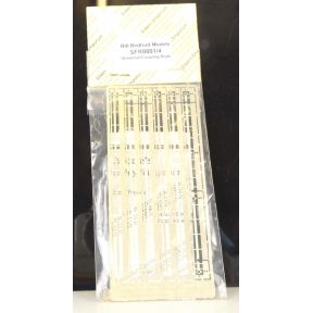Bill Bedford Models SFK0001/4 4mm Universal Coupling Rods