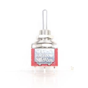 Miniature Toggle Switch Single Pole Double Throw Sprung Centre Off