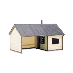 Wills SS60 OO Gauge Station Platform Shelter Timber Plastic Kit