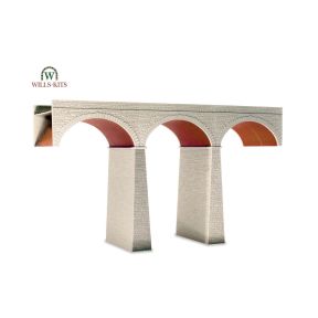 Wills SS80 OO Gauge Three Arch Viaduct Plastic Kit