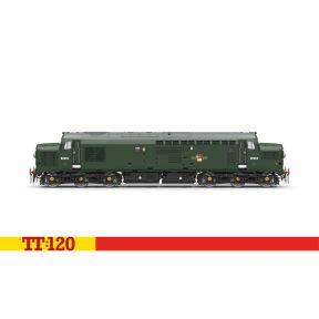 Hornby TT3063 TT Gauge Class 37 D6865 BR Green Small Yellow Panels