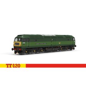 Hornby TT3096 TT Gauge Class 47 D1662 'Isambard Kingdom Brunel' BR Green Small Yellow Panels