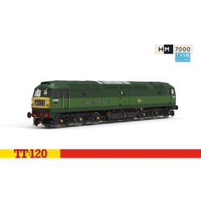 Hornby TT3096TXS TT Gauge Class 47 D1662 'Isambard Kingdom Brunel' BR Green Small Yellow Panels TXS Sound Fitted