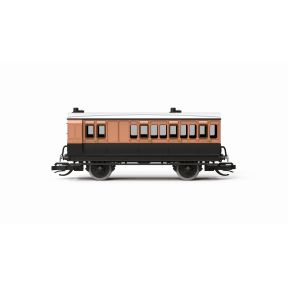 Hornby TT4080 TT Gauge 4 Wheel Brake Third Class Coach LSWR Salmon And Brown 179