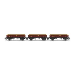 Hornby TT6051 Triple Pack MHA Coalfish Ballast Wagon triple pack No.396059, 396776, 396999, EWS
