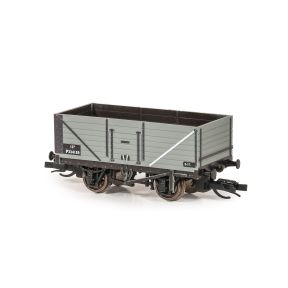 Peco TT-R7004B TT Gauge 7 Plank Open Wagon BR Grey