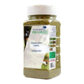 WWScenics WSG-2053 2mm Dead Static Grass 500ml Canister