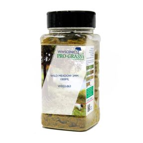 WWScenics WSG-2063 2mm Wild Meadow Static Grass 1000ml Canister