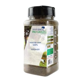 WWScenics WSG-4035 4mm Winter Static Grass 500ml Canister