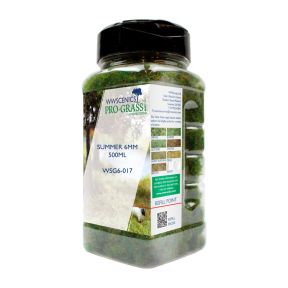 WWScenics WSG-6017 6mm Summer Static Grass 500ml Canister