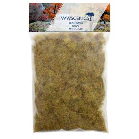 WWScenics WSG-6049 1000ml 6mm Dead Static Grass 100g