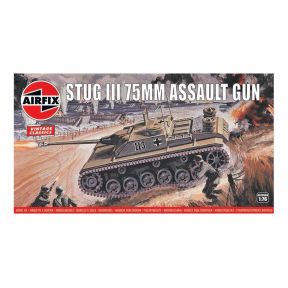 Airfix A01306V Stug III 75mm Assault Gun Plastic Kit