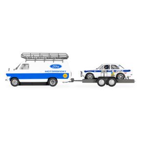 Scalextric C4649A Ford Transit MK1 and MK1 Escort Ford Motorsport