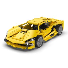 CaDA C52021W Lightning Pull Back Racing Car Plastic Brick Kit