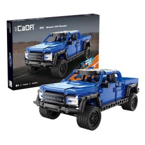 CaDA C52029W Smash Pull Back Off Roader Plastic Brick Kit