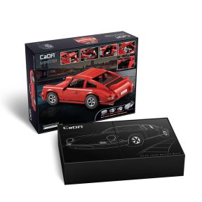 CaDA C61045W Retro Racing Car Plastic Brick Kit