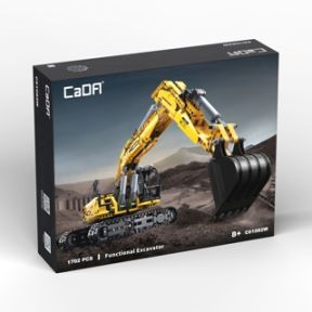 CaDA C61082W Functional Excavator Plastic Brick Kit