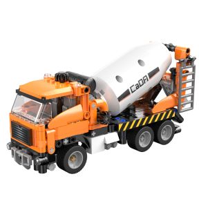 CaDA C65021W Mini Engineering Mixer Truck Plastic Brick Kit