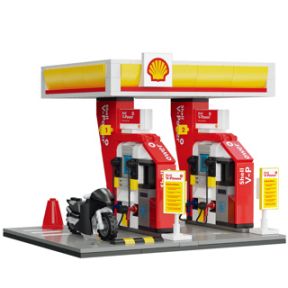 CaDA C66028W Shell Retail Station Plastic Brick Kit
