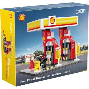 CaDA C66028W Shell Retail Station Plastic Brick Kit