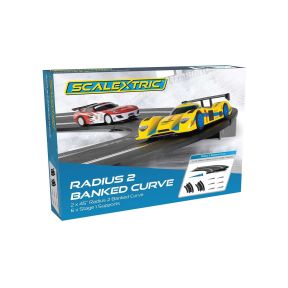 Scalextric C8296 Radius 2 10 Degree Banked Curve 45 Degree