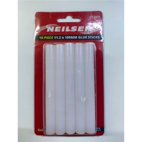 Neilsen Tools CT3071 Glue Gun Sticks 11.2mm x 100mm Pack Of 10